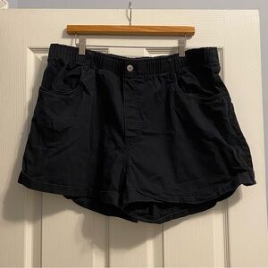H&M Women’s Black High Waist Shorts - 100% Cotton!